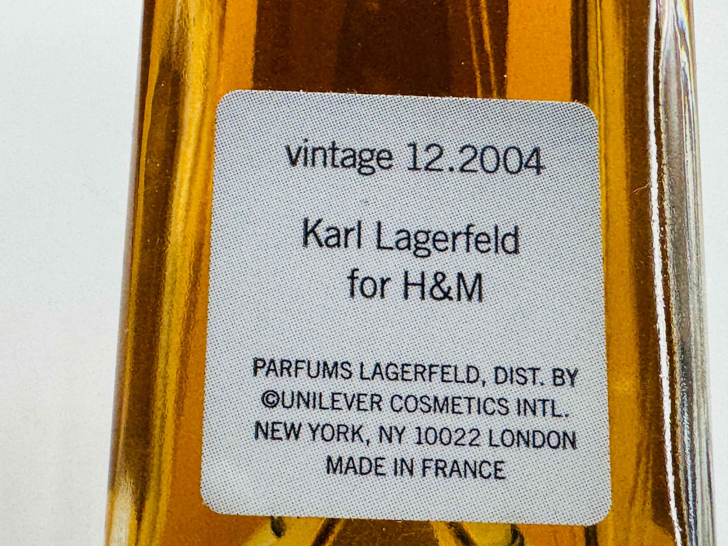 2004 Profumo Vintage Liquid By Karl Lagerfeld 100 Ml Edc Spray Sigillato Cologne Lui & Lei H&M