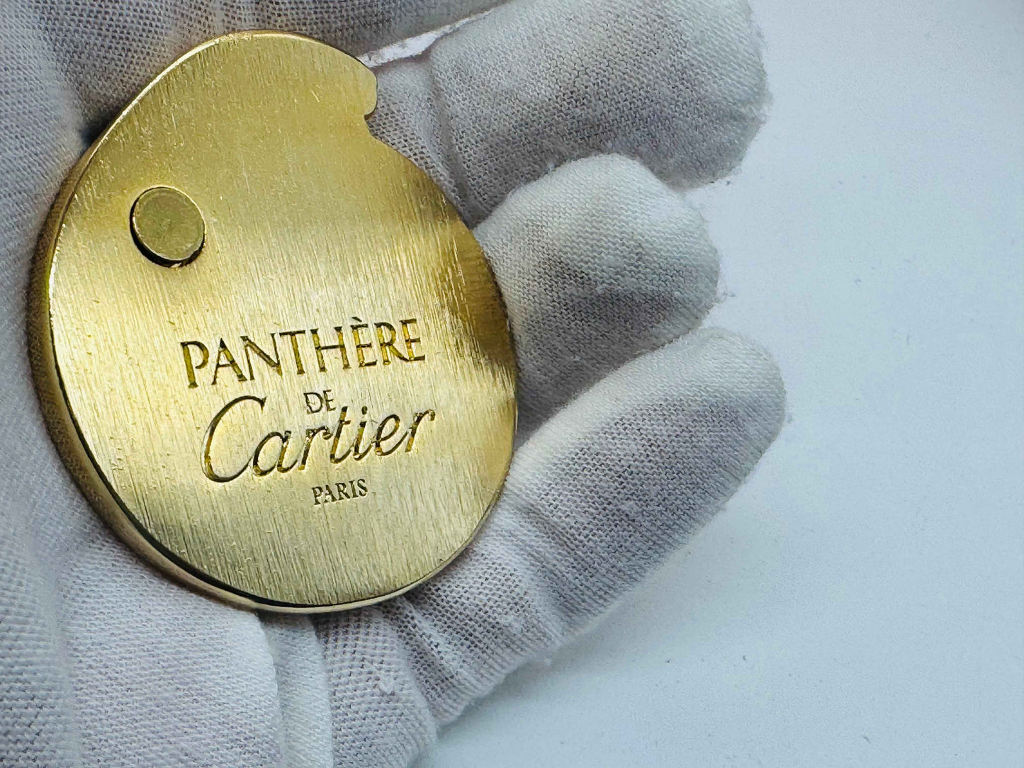 Profumo Vintage PANTHERE CARTIER Parfum 50 ml Coffret Moire Estratto Extrait + perfumed powder