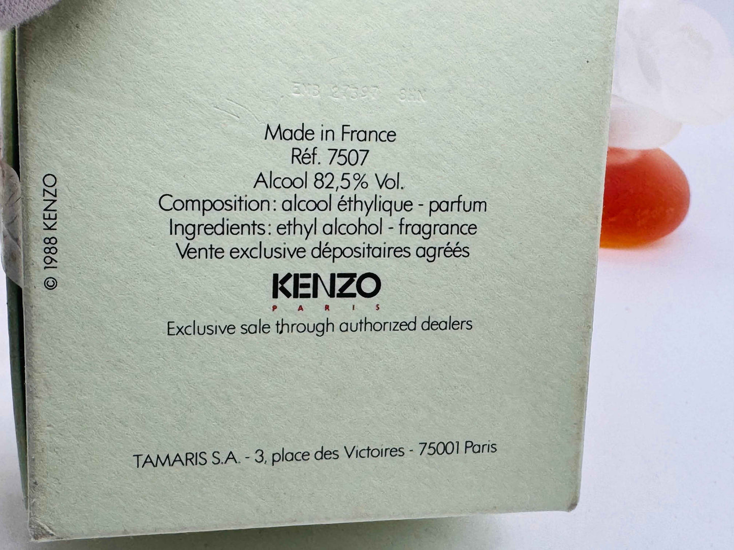 profumo KENZO BY KENZO VINTAGE Edp 50 ml Spray donna 1988 eau de parfum Raro