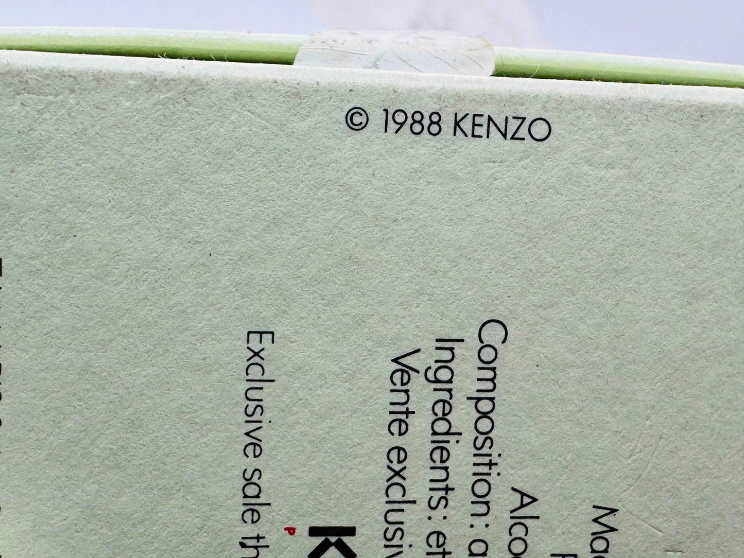 profumo KENZO BY KENZO VINTAGE Edp 50 ml Spray donna 1988 eau de parfum Raro