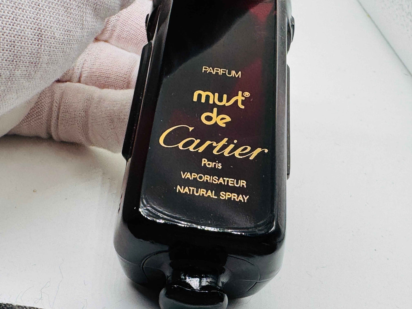 Profumo Vintage MUST de CARTIER PARFUM 50 ml spray Extrait ricarica Refill 1998 Raro