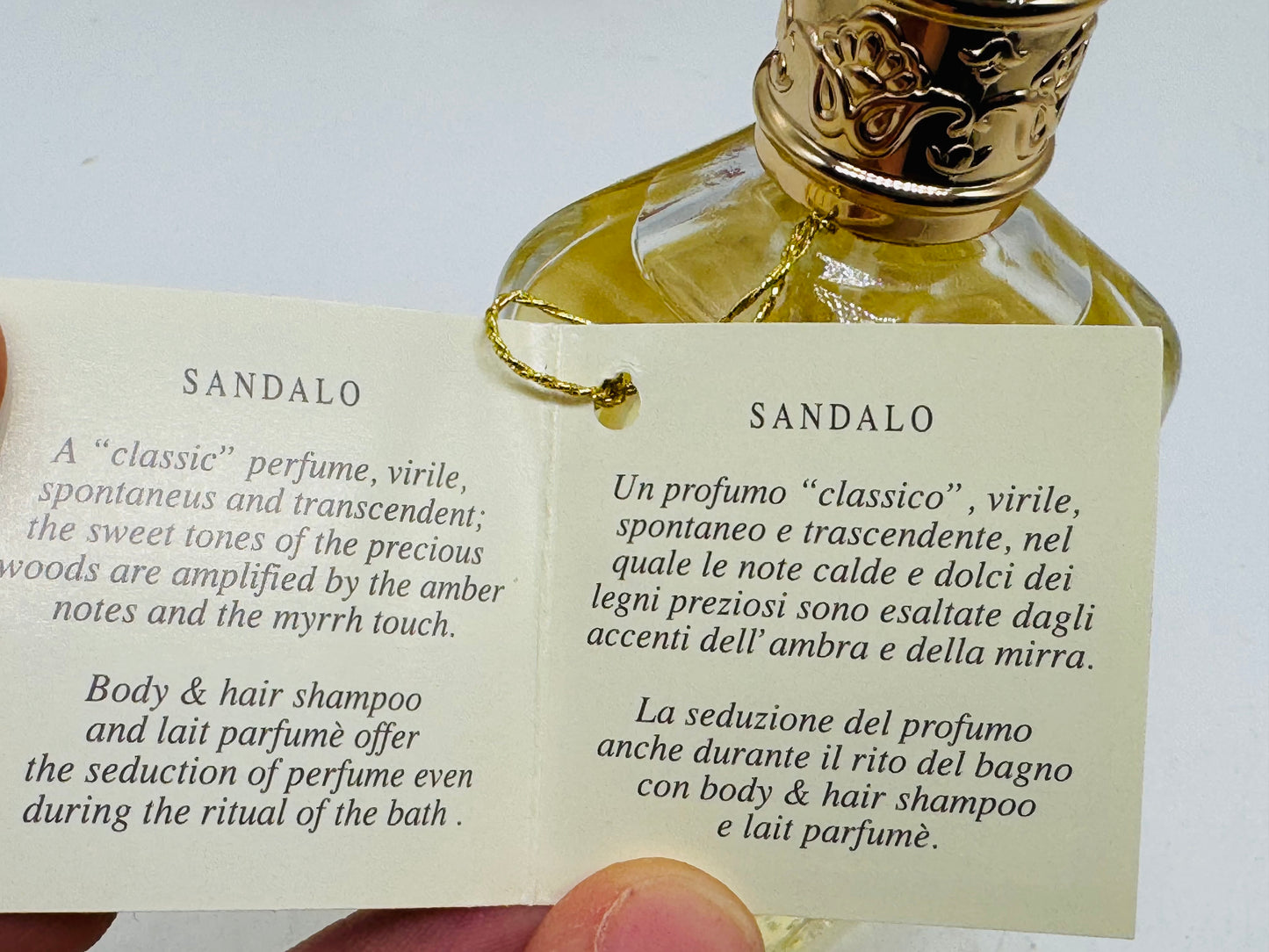 ETRO SANDALO Parfum 100 ml VINTAGE edc spray Première édition Eau De Cologne années 90