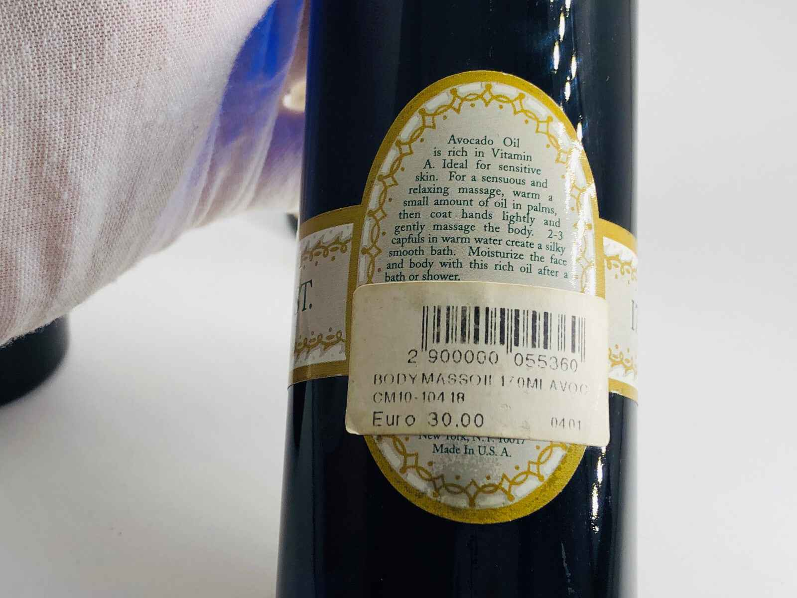 3X CASWELL MASSEY OLIO MASSAGGIO 170 ML EDT AVOCADO SEMI ALBICOCCA 3 PEZZI