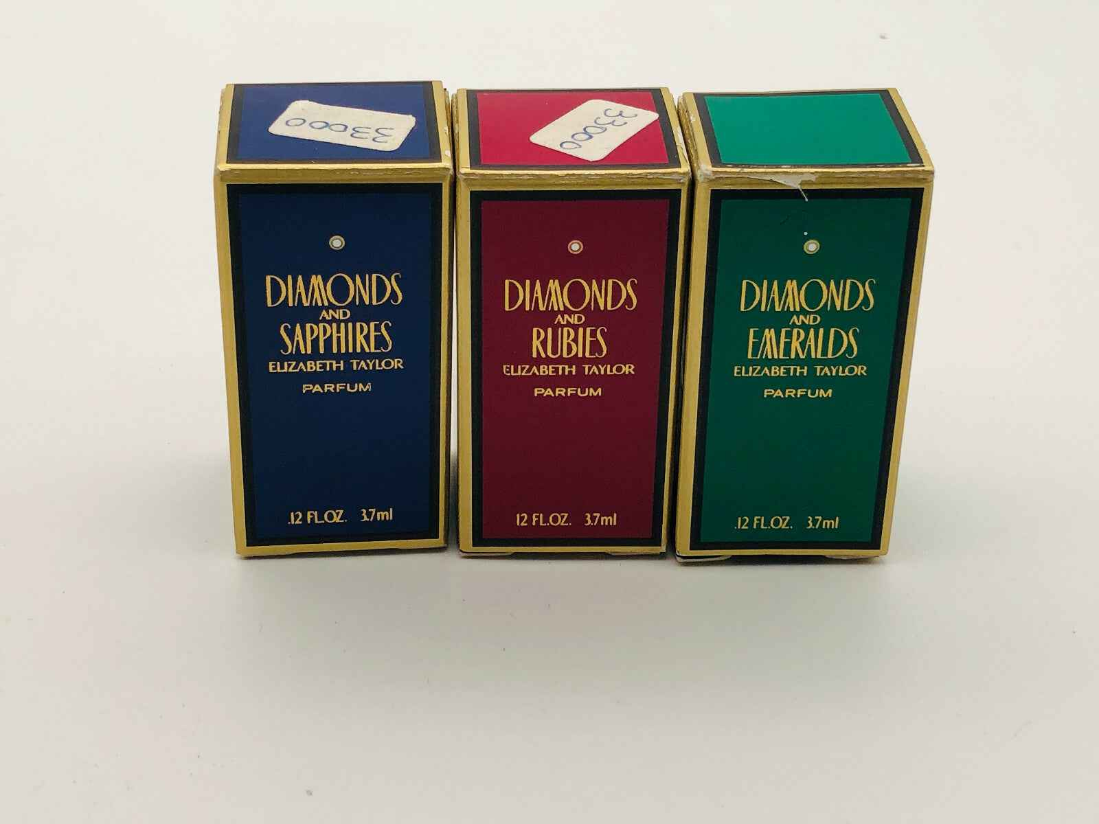 ELIZABETH TAYLOR DIAMONDS EMERALDS RUBIES SHAPPIRES VINTAGE PURE PERFUME EXTRAIT