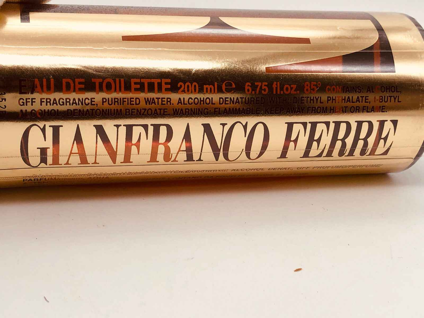 200 ml GFF UOMO Vintage By Gianfranco FERRE Pour Homme Splash profumo uomo 1998