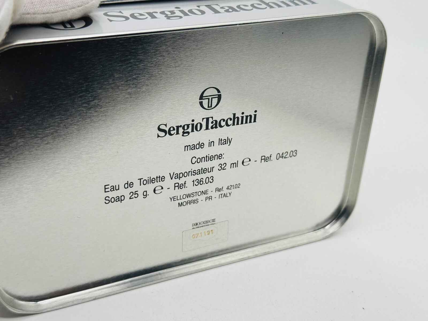Sergio Tacchini Uomo Profumo 32 ml Spray edt Vintage Yellowstone + sapone Morris