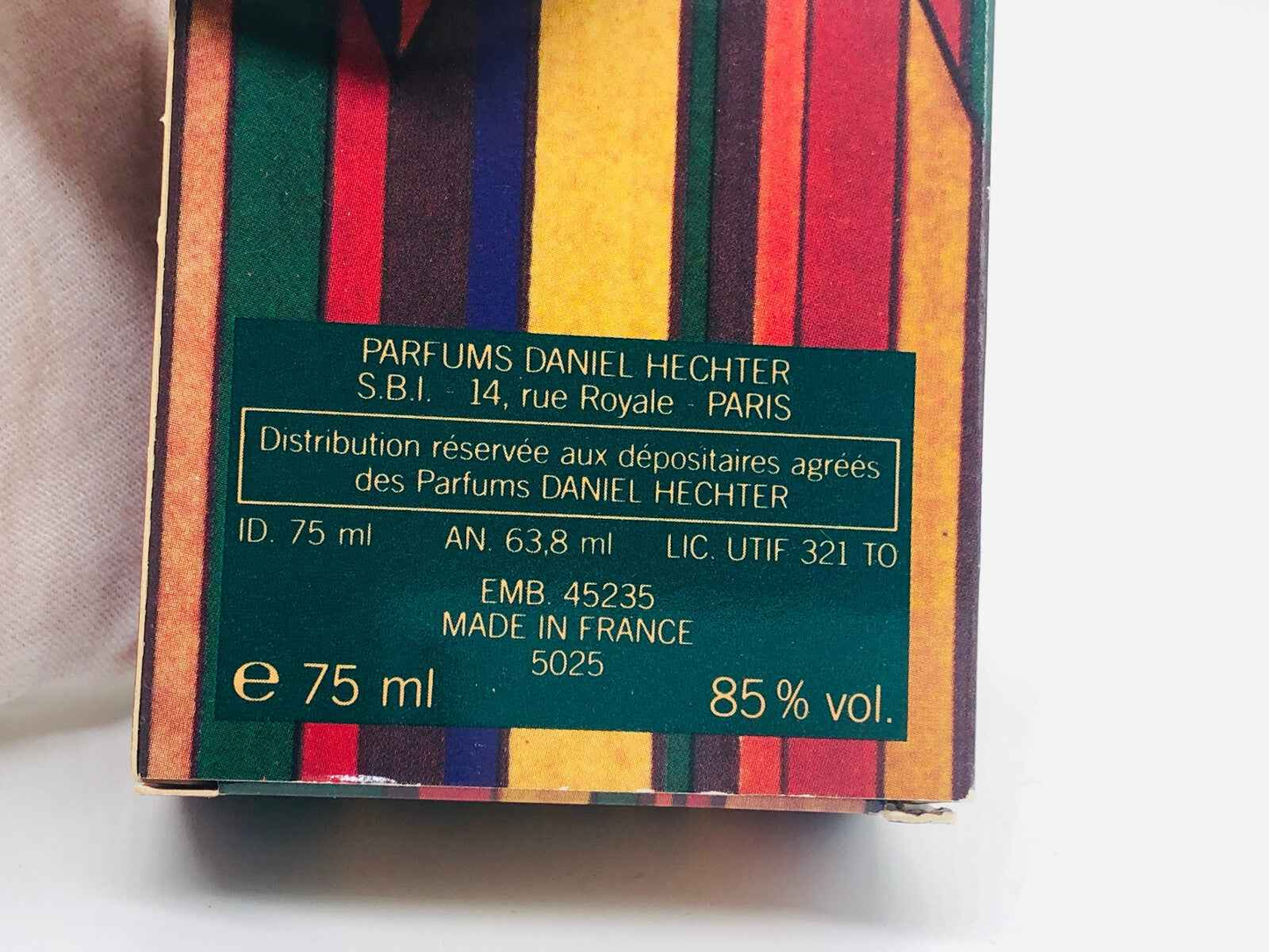 DANIEL HECHTER CARACTERE PROFUMO VINTAGE 75 ml EDT SPRAY EAU DE TOILETTE RARO
