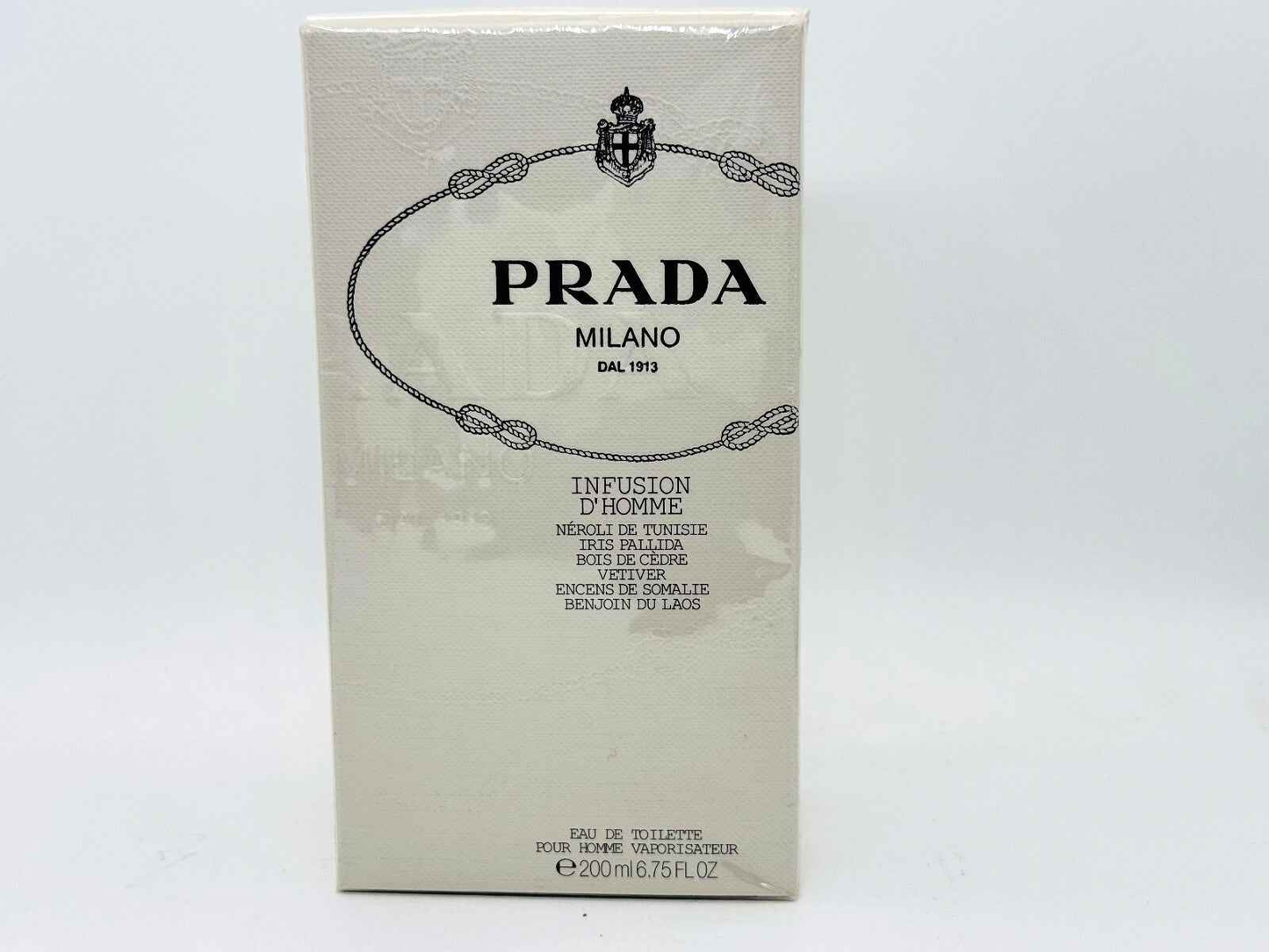 200 ml PRADA INFUSION D' HOMME VINTAGE edt Spray uomo for men Profumo Sealed
