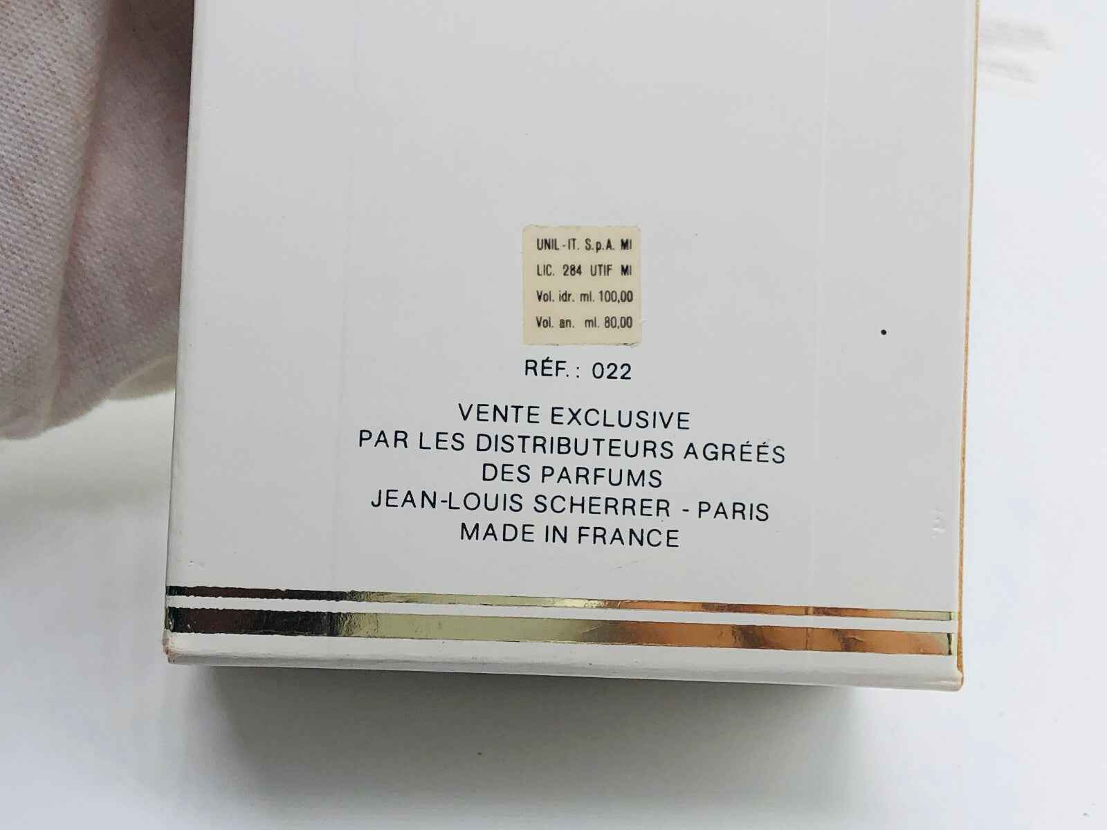 JEAN LOUIS SCHERRER 1 VINTAGE EDT 100 ml SPLASH PROFUMO DONNA EAU DE TOILETTE
