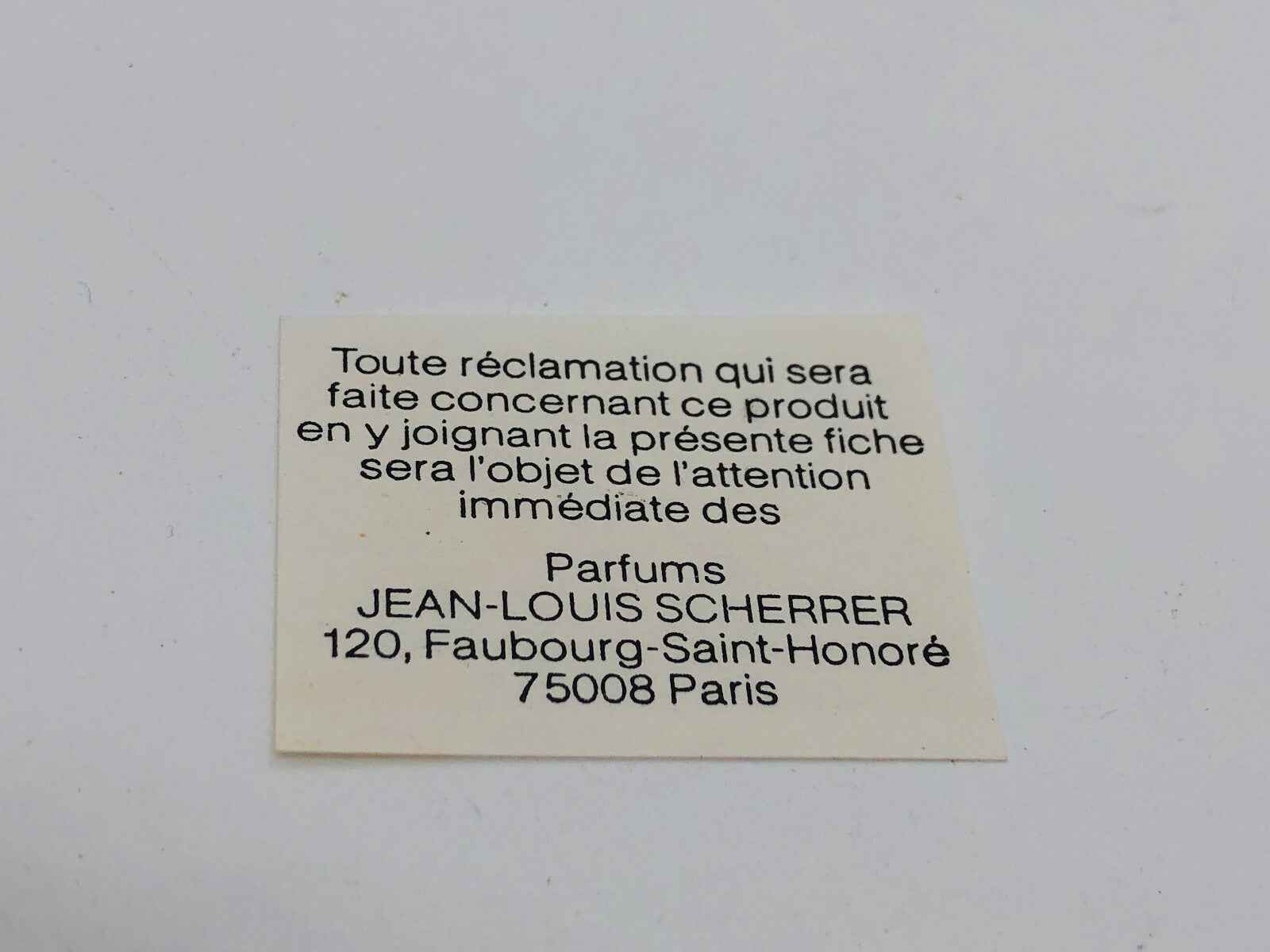 JEAN LOUIS SCHERRER 1 VINTAGE EDT 100 ml SPLASH PROFUMO DONNA EAU DE TOILETTE