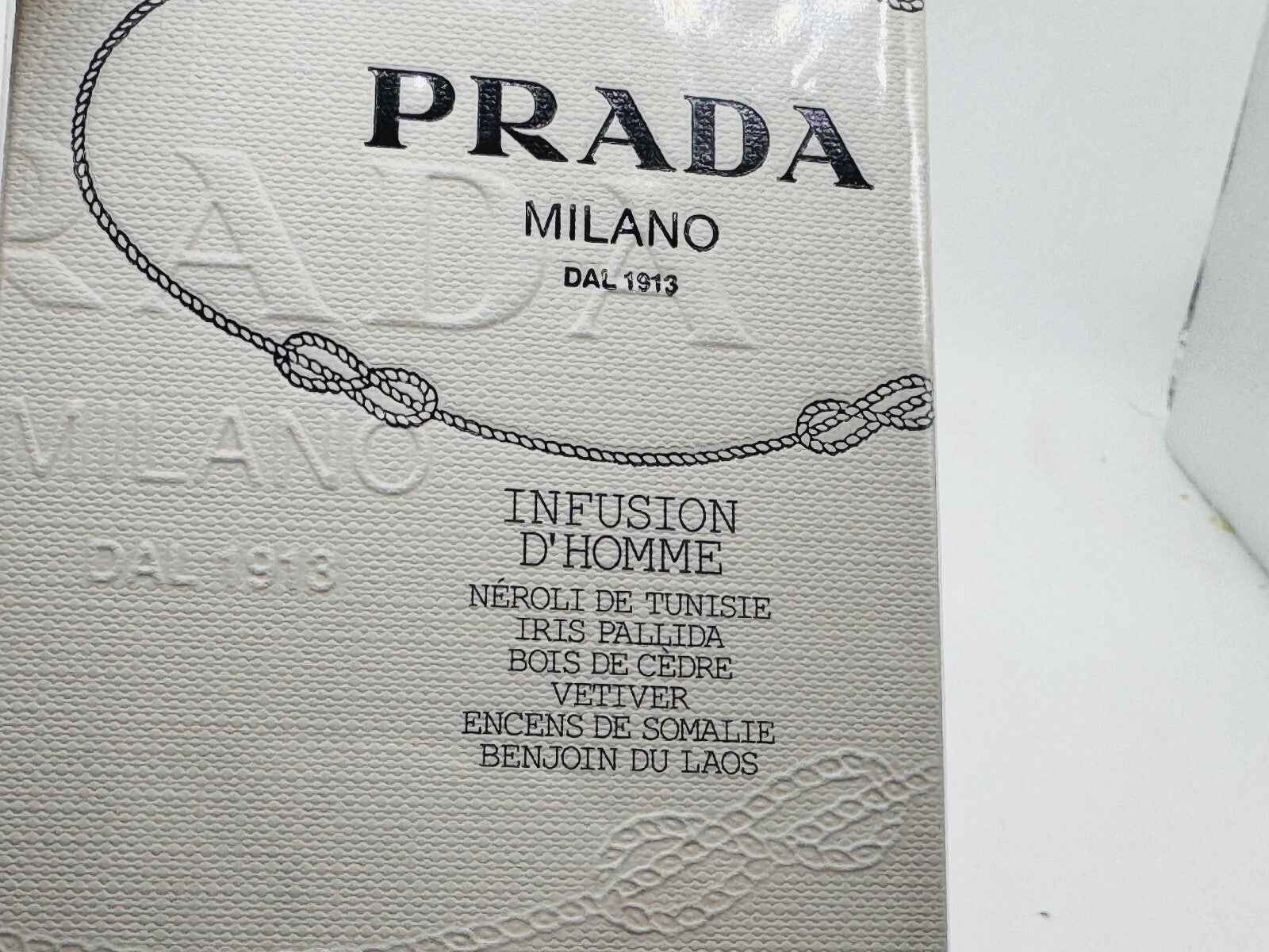 200 ml PRADA INFUSION D' HOMME VINTAGE edt Spray uomo for men Profumo Sealed
