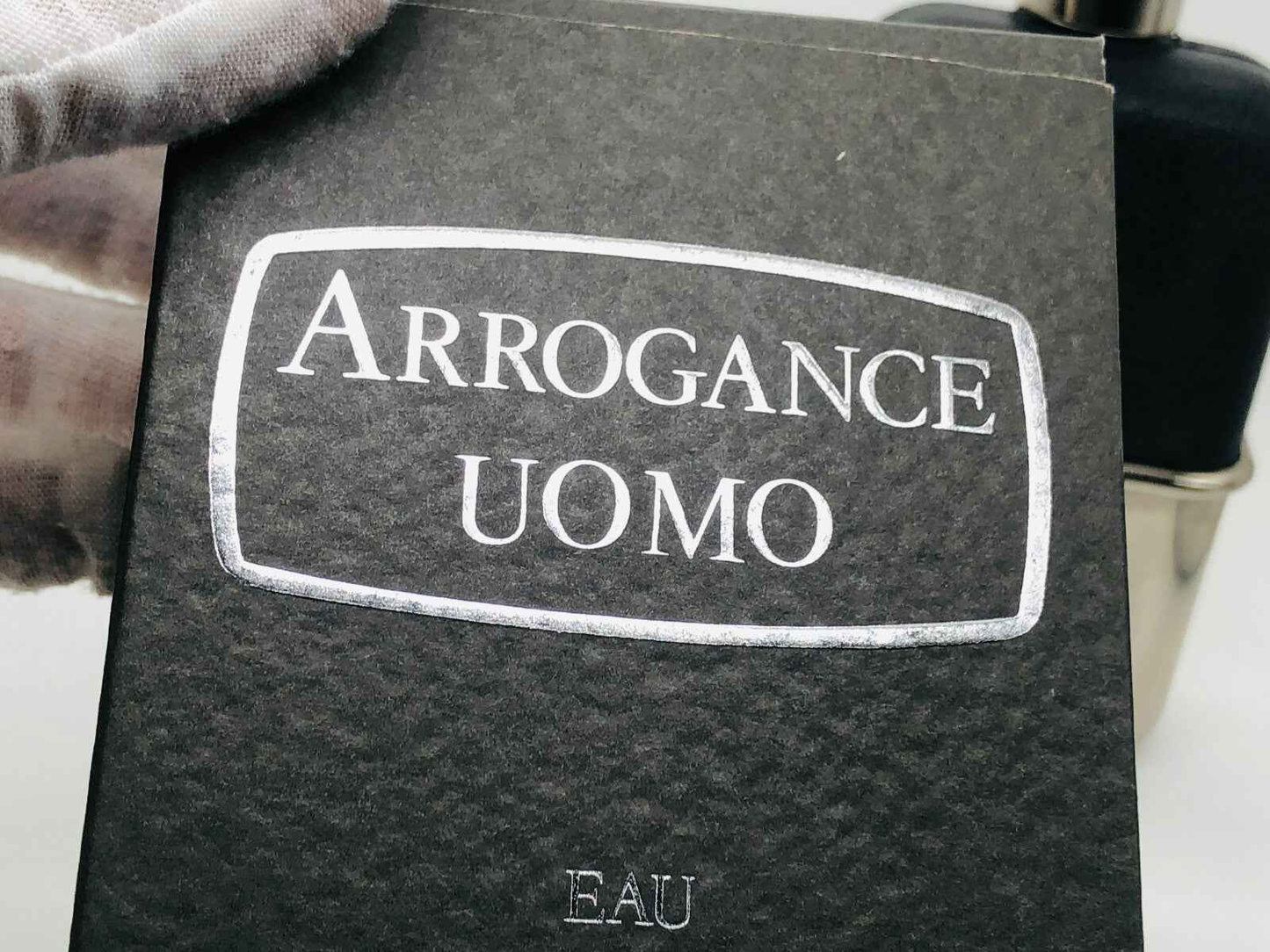 ARROGANCE UOMO POUR HOMME 100 ml VINTAGE PROFUMO MEN PIKENZ 1 EDITION EDT FLASK
