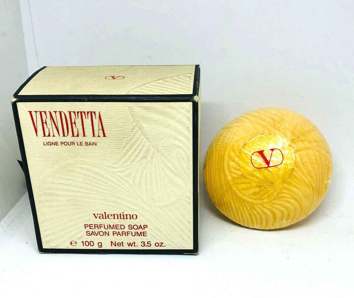 VALENTINO VENDETTA V PERFUMED SOAP 100gr VINTAGE SAPONE SAPONETTA PROFUMATA