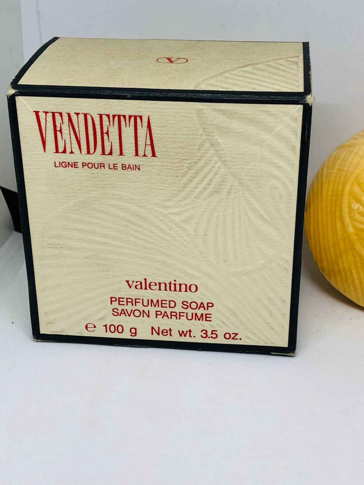 VALENTINO VENDETTA V PERFUMED SOAP 100gr VINTAGE SAPONE SAPONETTA PROFUMATA