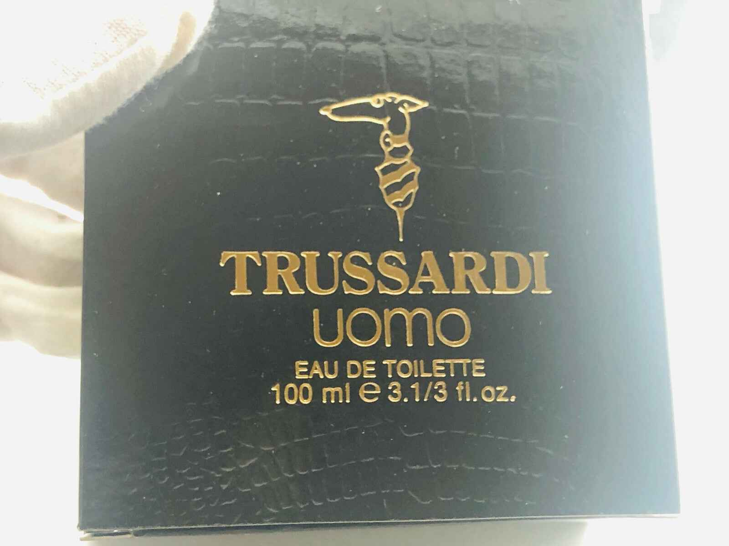 PROFUMO TRUSSARDI UOMO VINTAGE EDT UOMO 100 ml SPLASH PRE BARCODE POUR HOMME
