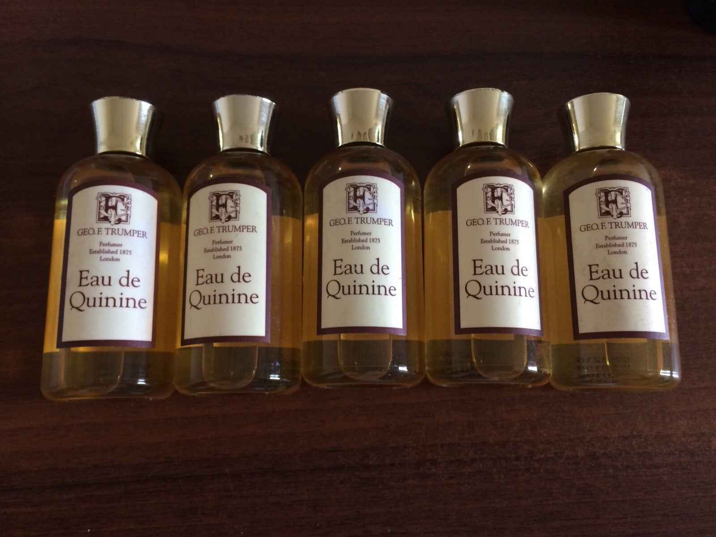 STOCK 5X GEO F TRUMPER EAU DE QUININE 5x 100 ml profumo colonia uomo VINTAGE