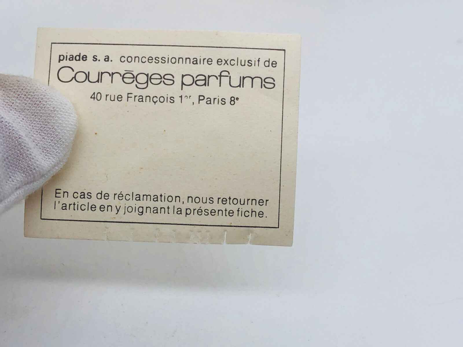 COURREGES EMPREINTE vintage PARFUM 60 ml Extrait puro profumo splash estratto