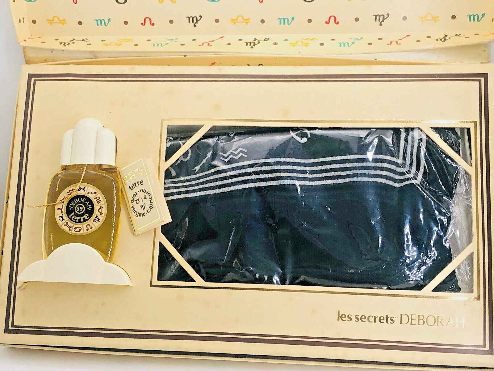 Les Secrets De Deborah TERRE Vintage profumo 25 ml + SILK SCARF pre barcode