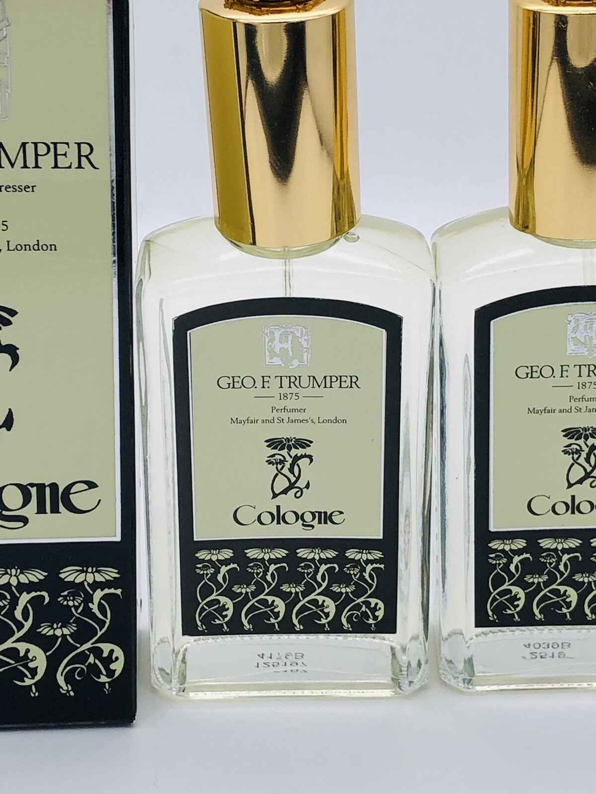 2X GEO F TRUMPER COLOGNE profumo 50 ml Colonia Uomo Donna Vintage Raro Spray