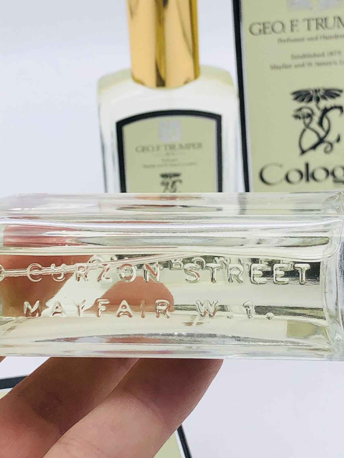 2X GEO F TRUMPER COLOGNE profumo 50 ml Colonia Uomo Donna Vintage Raro Spray