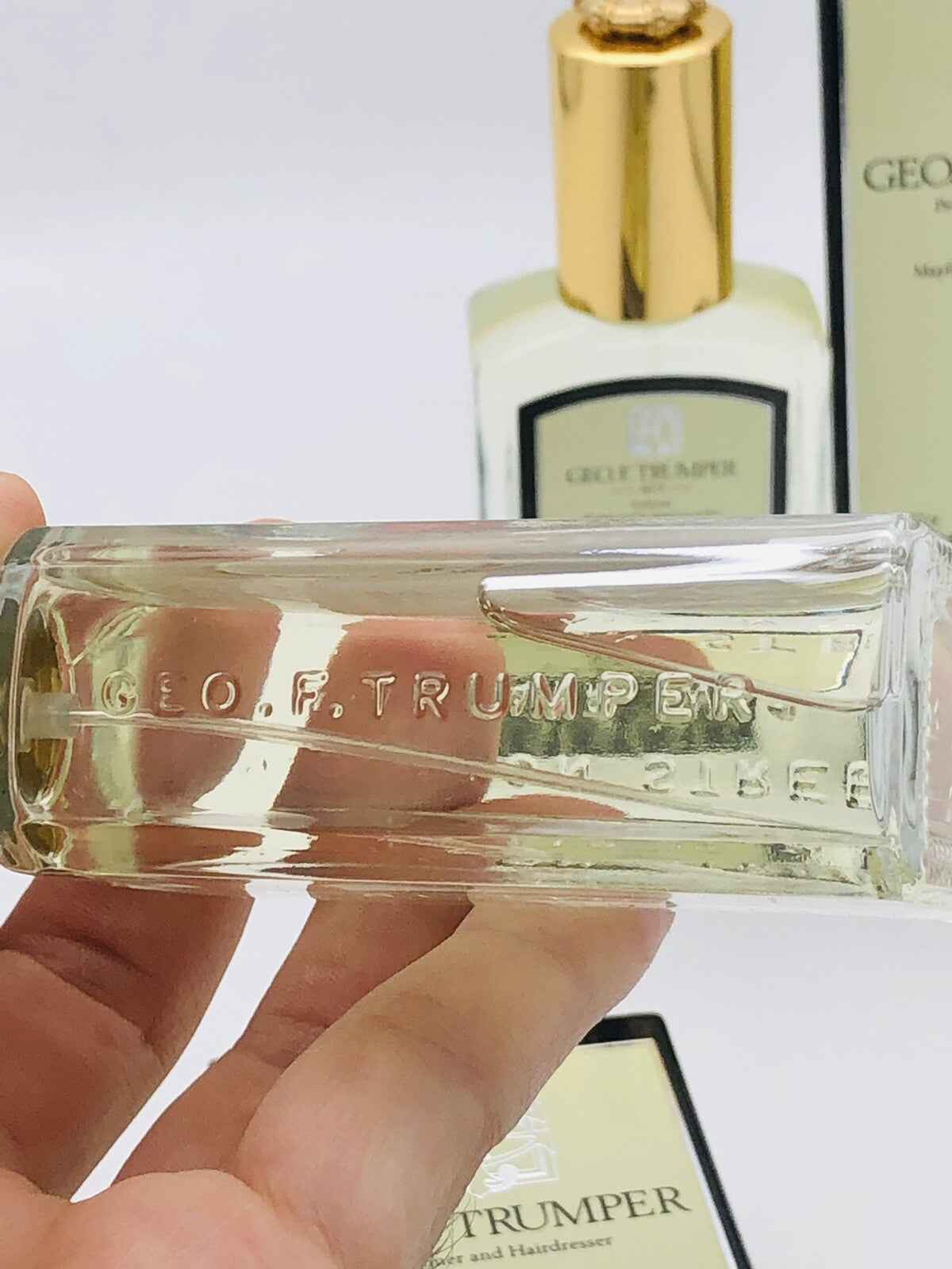 2X GEO F TRUMPER COLOGNE profumo 50 ml Colonia Uomo Donna Vintage Raro Spray