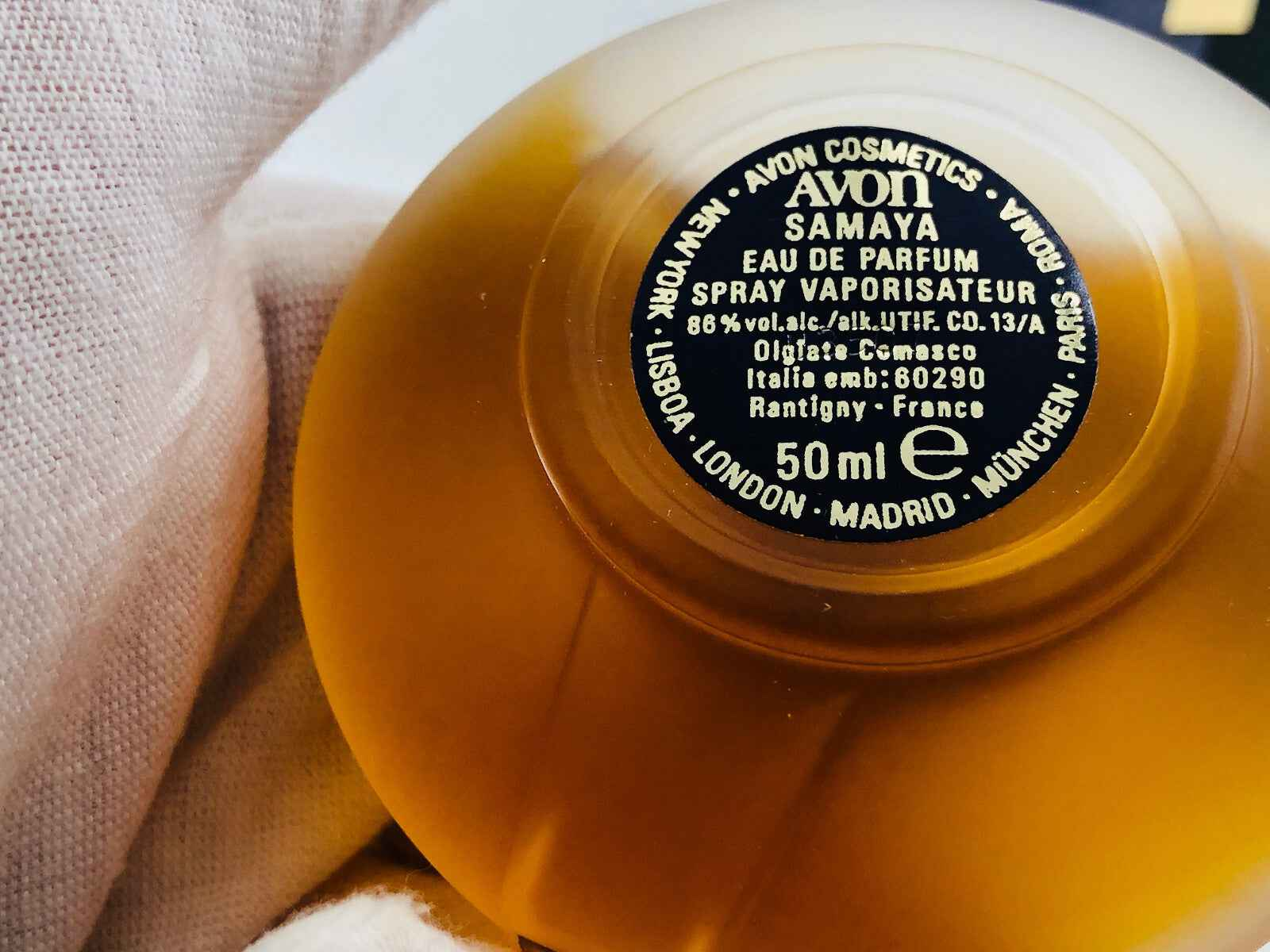 AVON SAMAYA VINTAGE profumo Edp donna woman 50 ml SPRAY Raro Femme DISCONTINUED