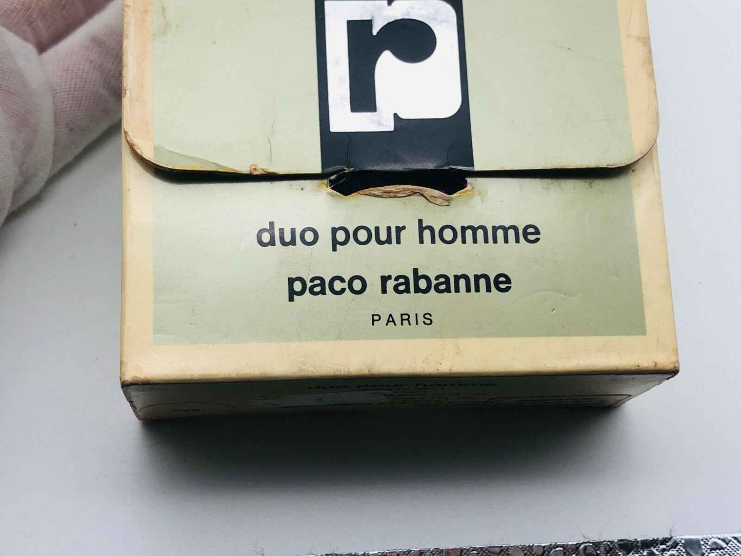 PROFUMO PACO RABANNE DUO pour homme VINTAGE 50 ml EDT + AFTER SHAVE DOPOBARBA