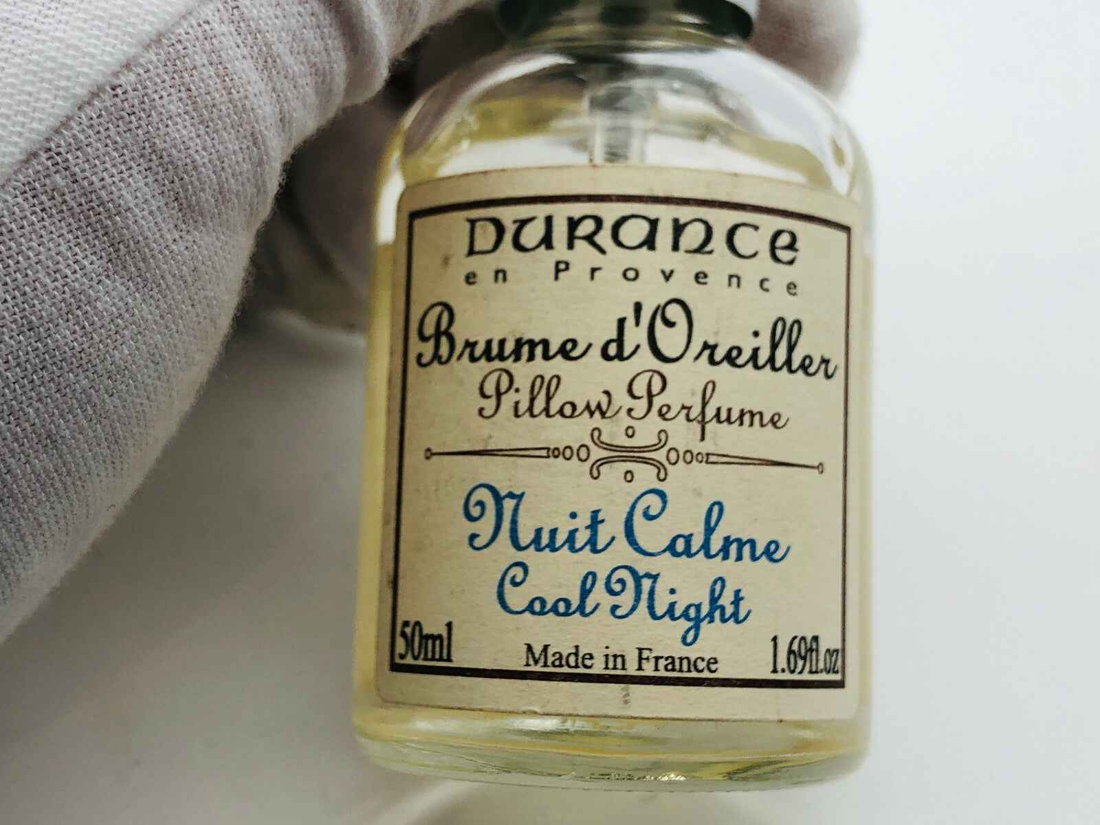 DURANCE EN PROVENCE NUIT CALME PILLOW PERFUME PROFUMO 50 ML SPRAY VINTAGE RARO