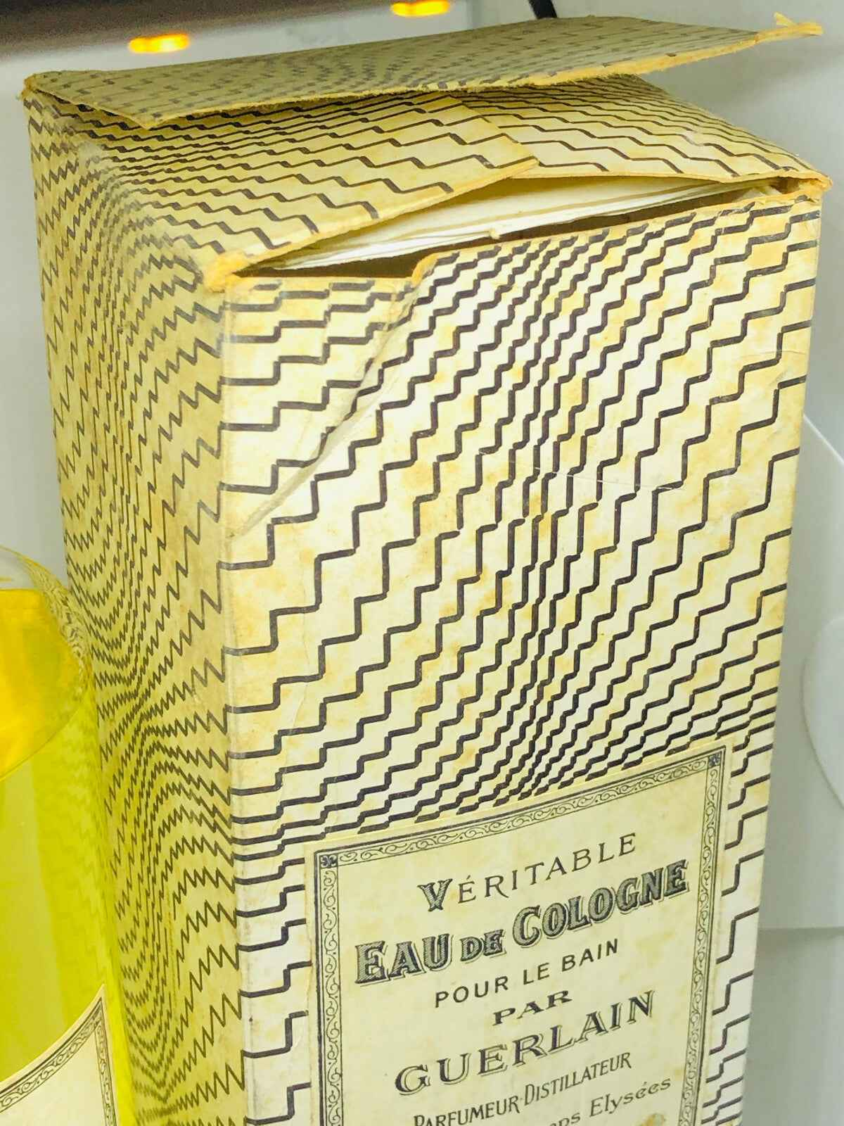 VERITABLE GUERLAIN pour le bain 1980 profumo vintage 500 ml eau de cologne edc