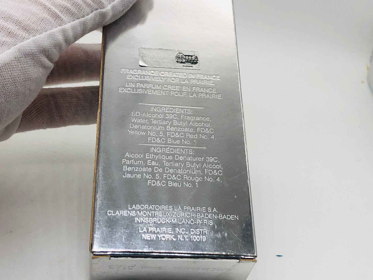 1993 LA PRAIRIE 20 ml Profumo Vintage Refillable Edp Eau De Parfum donna + BAG