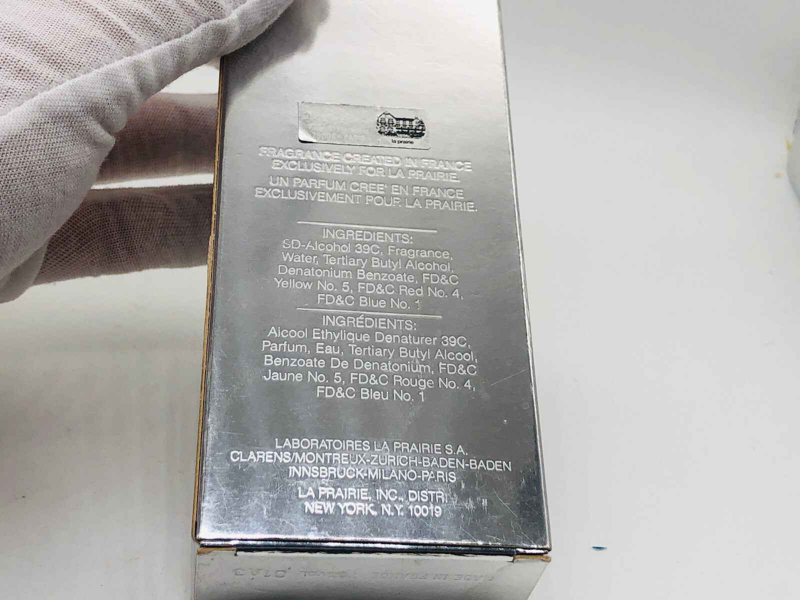 1993 LA PRAIRIE 20 ml Profumo Vintage Refillable Edp Eau De Parfum donna + BAG