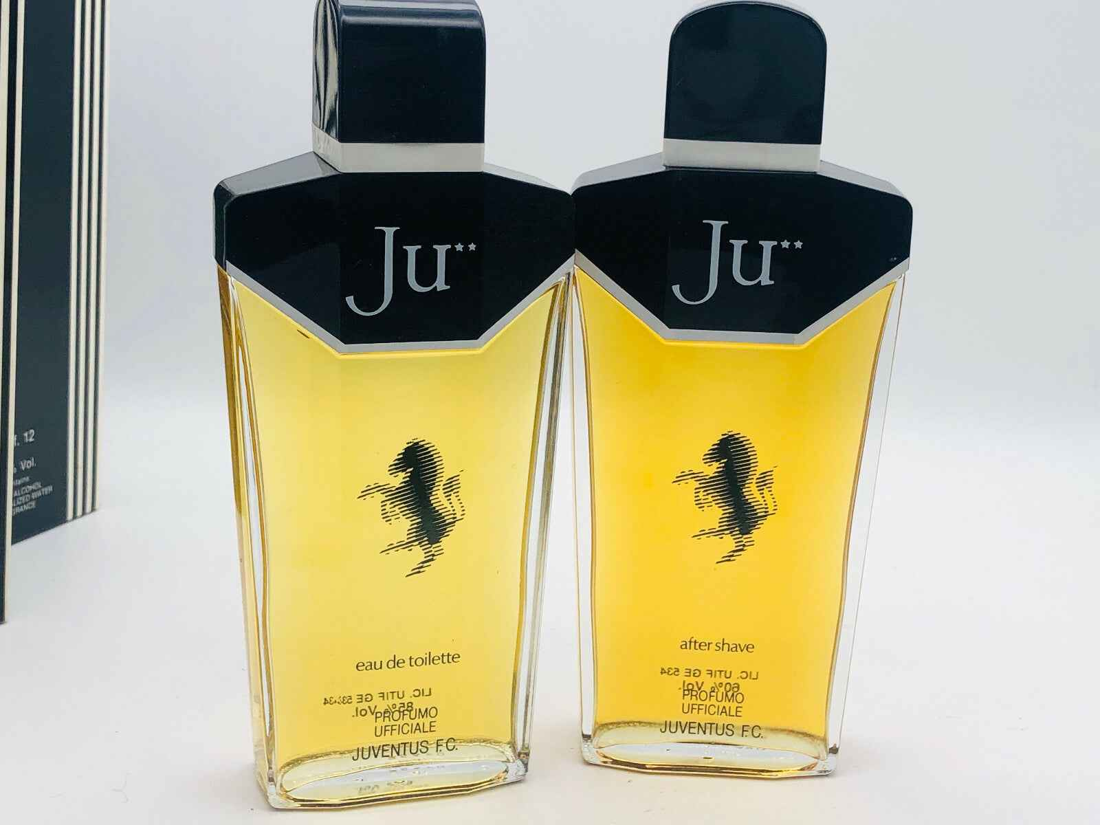 JU profumo UFFICIALE JUVENTUS vintage 100 ml edt splash + AFTER SHAVE 2 PRODOTTI