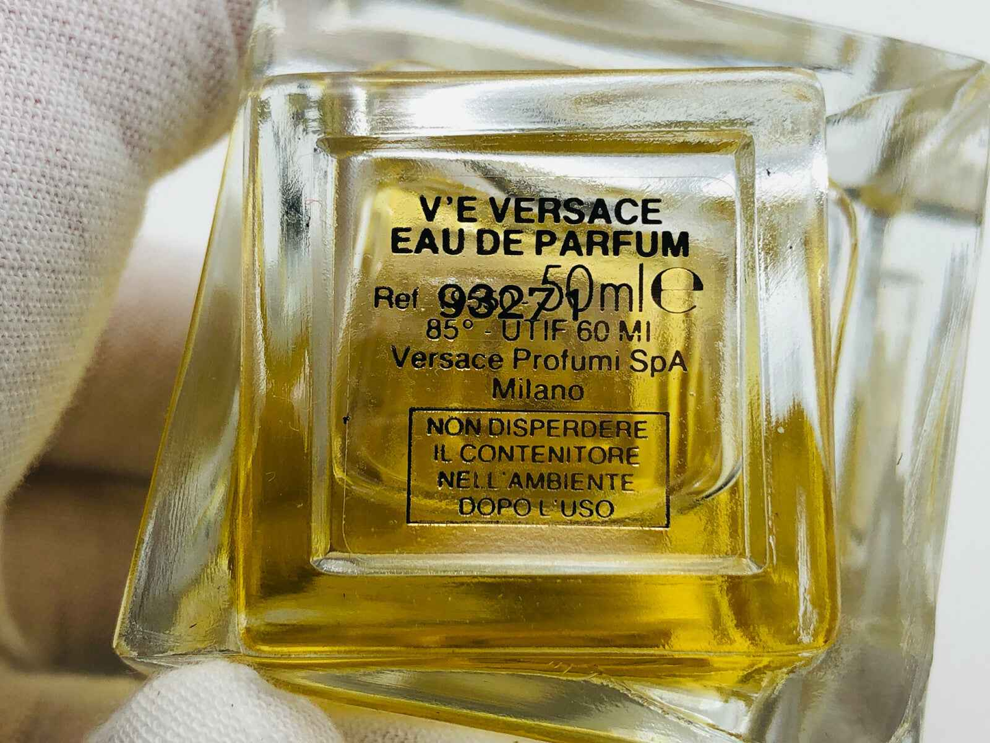 GIANNI VERSACE V'E VINTAGE PROFUMO 50 ml EDP SPLASH EAU DE PARFUM DONNA RARO