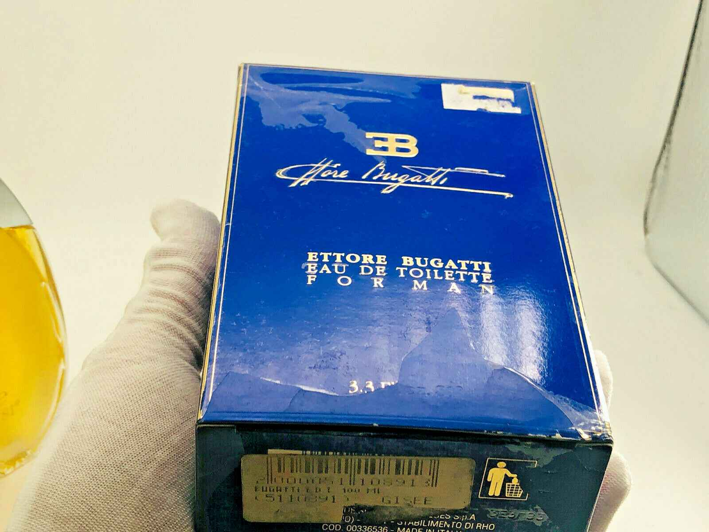 ETTORE BUGATTI VINTAGE profumo uomo edt POUR HOMME 100 ml SPLASH DIANA DE SILVA