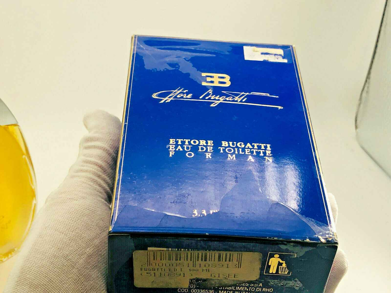 ETTORE BUGATTI VINTAGE profumo uomo edt POUR HOMME 100 ml SPLASH DIANA DE SILVA