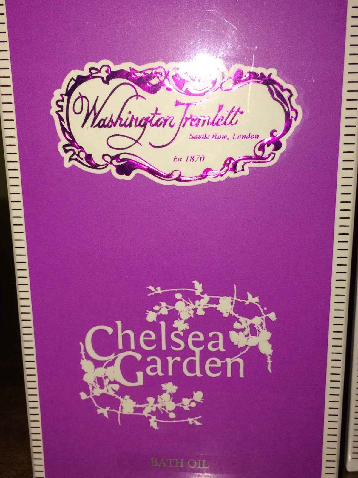 STOCK 10X Bath Oil Washington Tremlett CHELSEA GARDEN 100ml Olio Bagno Lotto