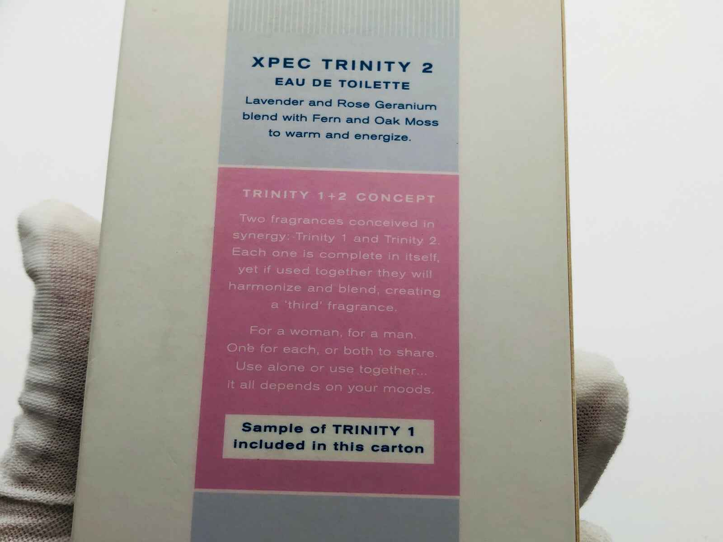 XPEC TRINITY 2 vintage 100 ml edt profumo UOMO DONNA eau toilette spray NICCHIA