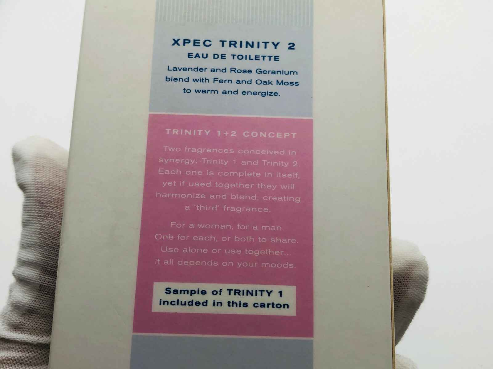XPEC TRINITY 2 vintage 100 ml edt profumo UOMO DONNA eau toilette spray NICCHIA