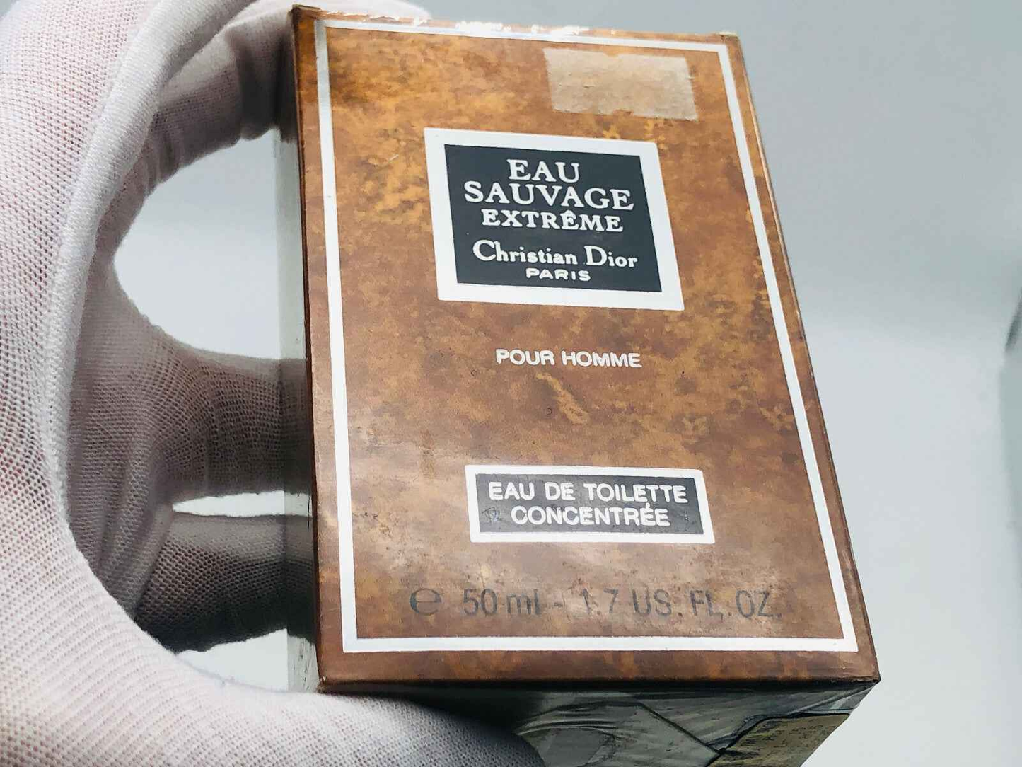 CHRISTIAN DIOR SAUVAGE EXTREME PROFUMO POUR HOMME VINTAGE 50 ml EDT splash uomo