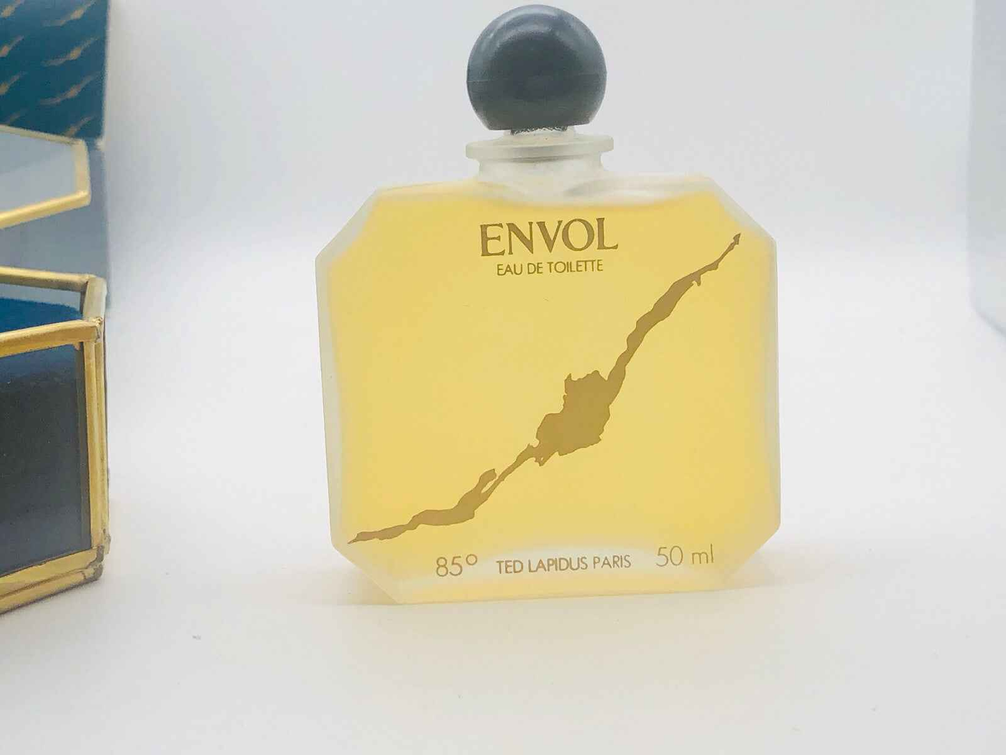 TED LAPIDUS ENVOL PRESTIGE profumo vintage EDT 50 ml splash COFFRET OCTAGONAL
