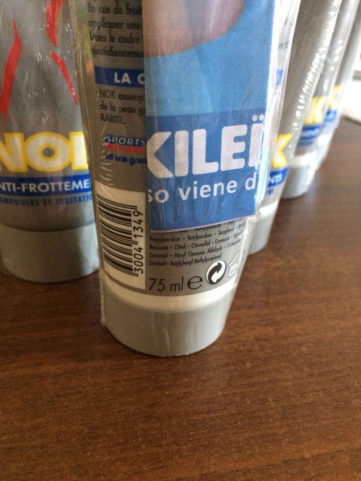 STOCK 10 AKILEINE NOK CREMA ANTI IRRITAZIONE SCARPE SPORT 75 ML LOTTO TALLONI