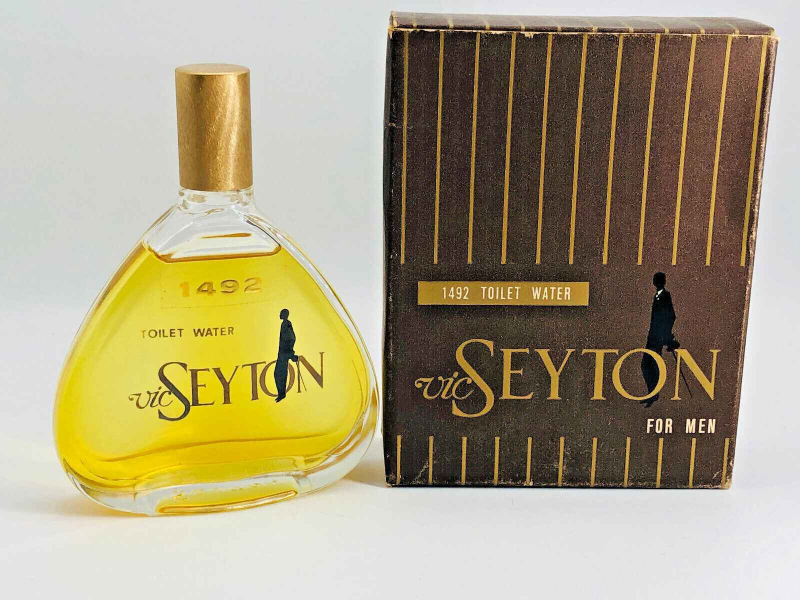 1492 VIC SEYTON FOR MEN 50ml VINTAGE PERFUME Toilet Water uomo Pre Barcode Rare