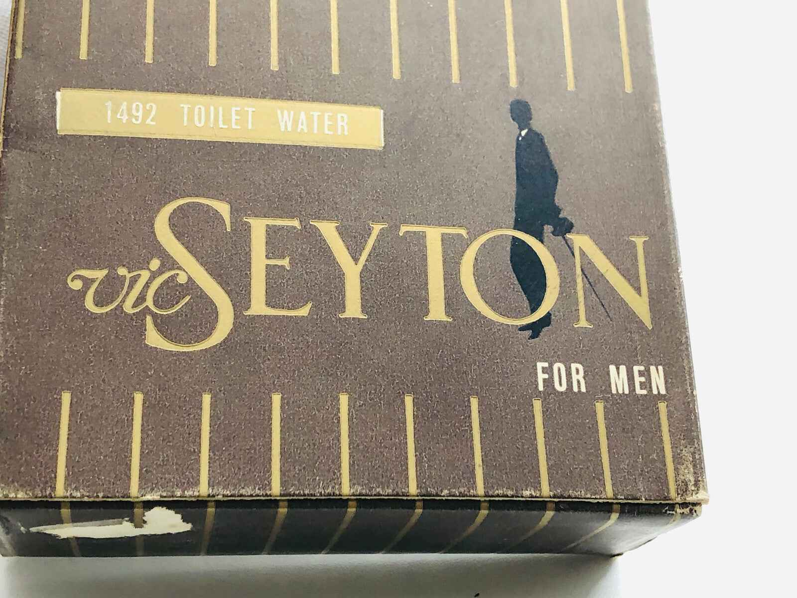 1492 VIC SEYTON FOR MEN 50ml VINTAGE PERFUME Toilet Water uomo Pre Barcode Rare