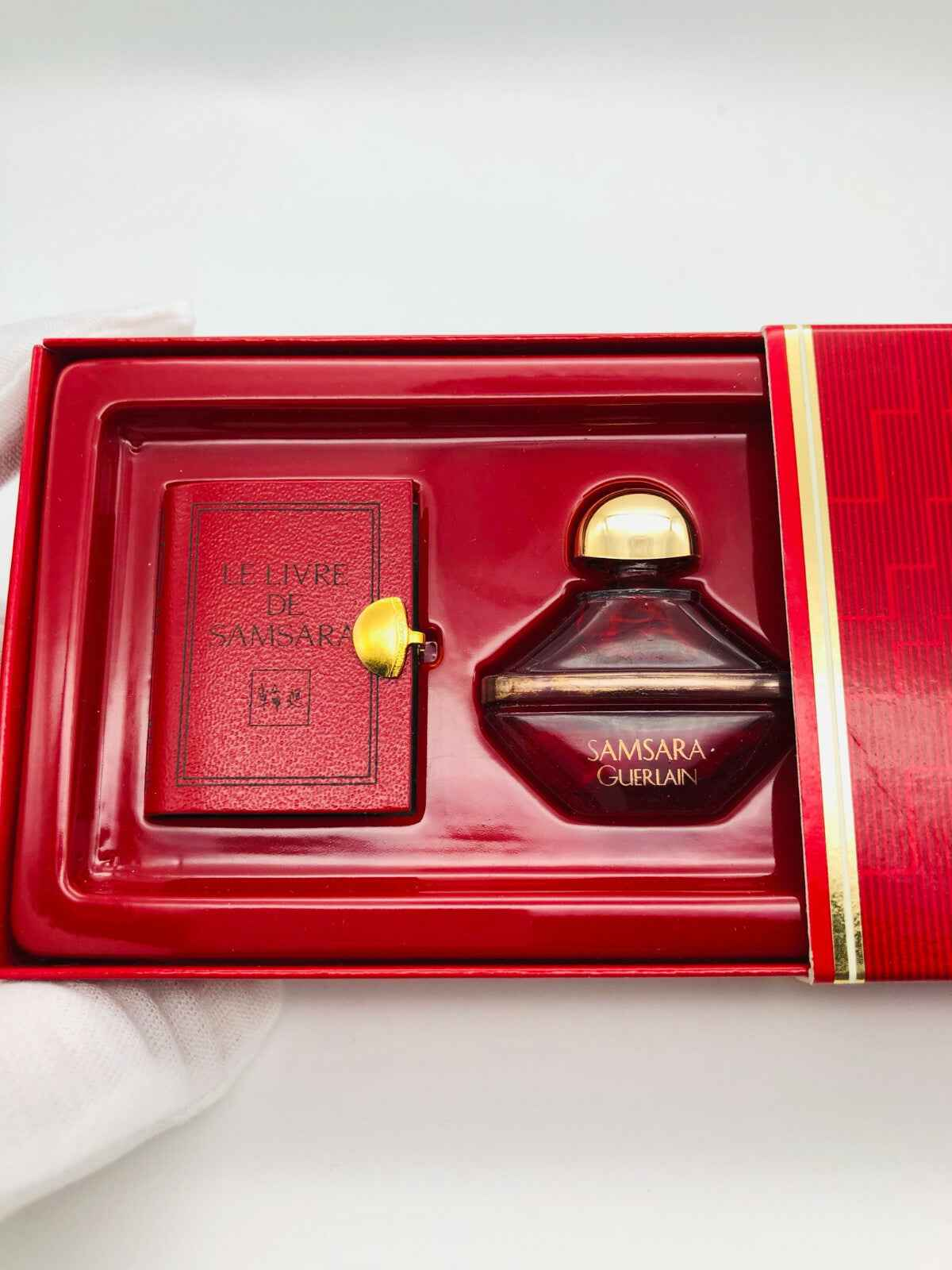 MIGNON GUERLAIN SAMSARA PROFUMO VINTAGE PARFUM EXTRAIT 2ml + book livre donna