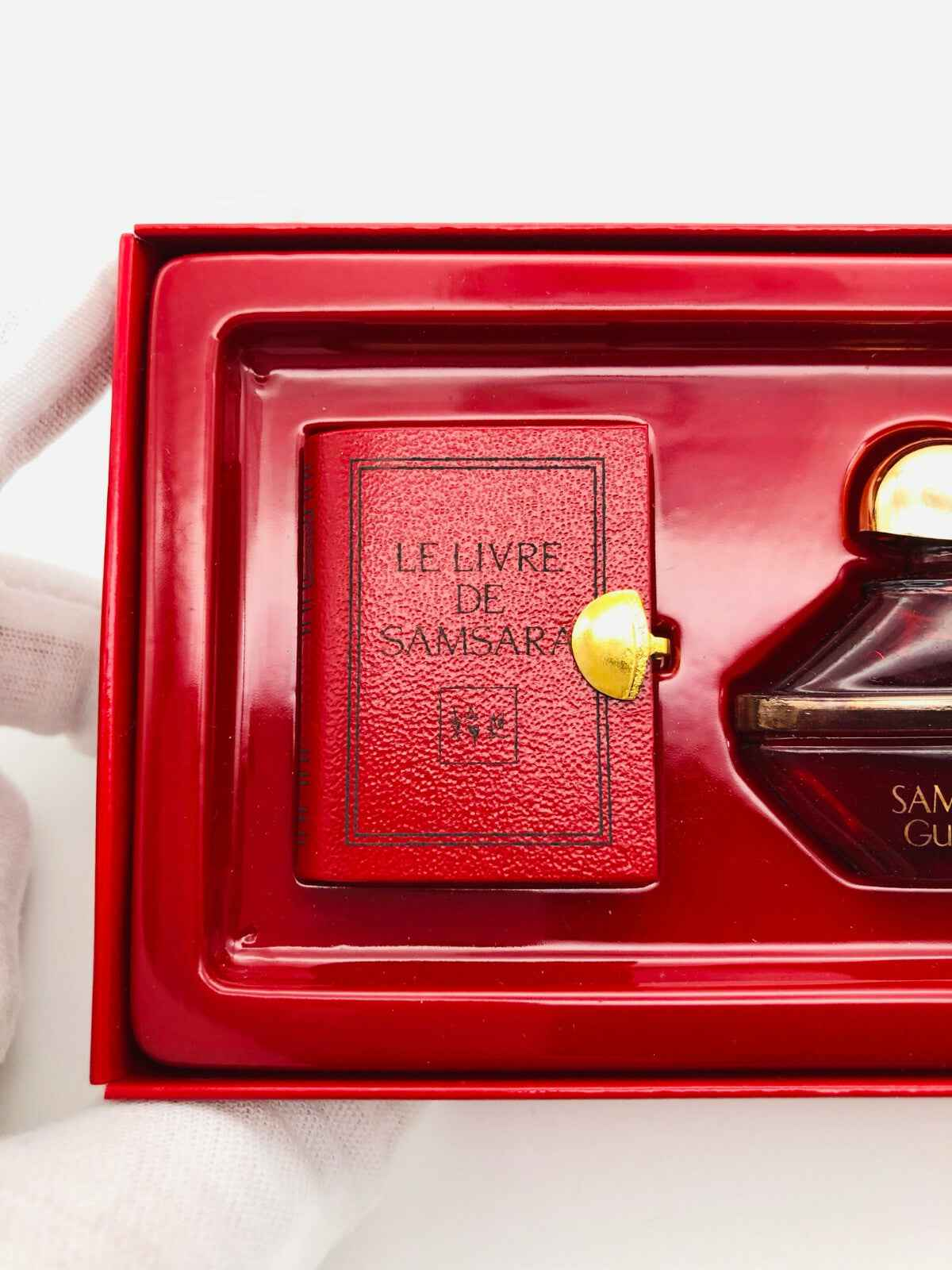MIGNON GUERLAIN SAMSARA PROFUMO VINTAGE PARFUM EXTRAIT 2ml + book livre donna