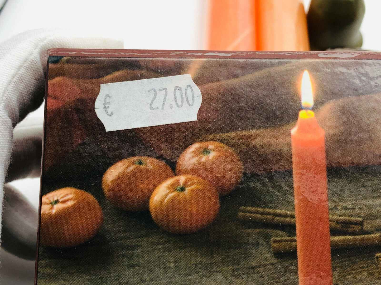 CANDELA WOODS OF WINDSOR CINNAMON ORANGE ARANCIA CANNELLA BOUGIE CANDLE PARFUME