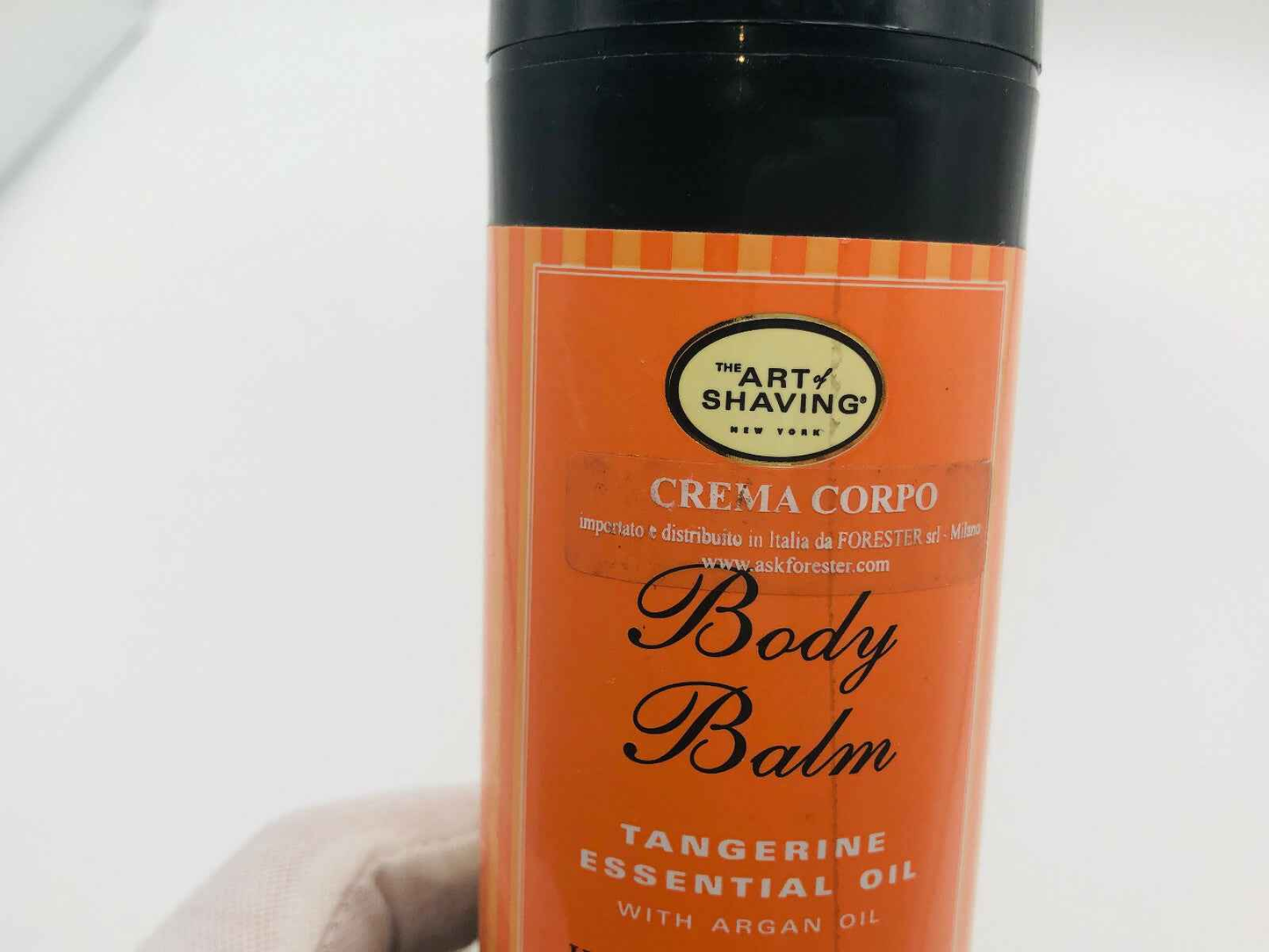 STOCK 2X THE ART OF SHAVING TANGERINE BODY BALM ARGAN OIL 200 ml MANDARINO CORPO