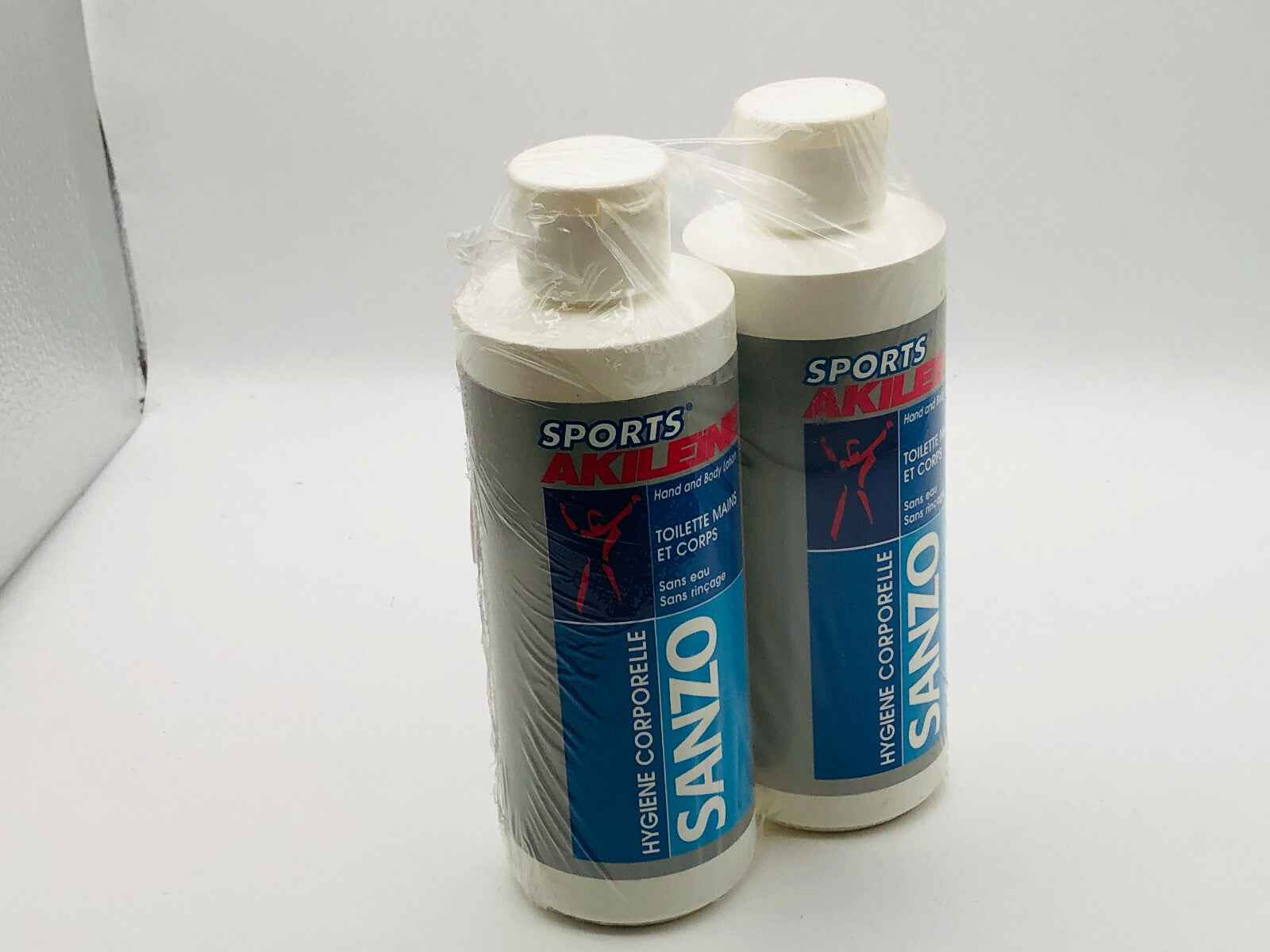 2X AKILEINE SANZO HAND & BODY LOTION SANS EAU 200 ML LOZIONE MANI E CORPO SPORT