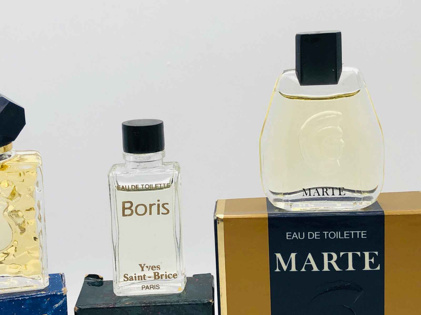 4X MIGNON UOMO POUR HOMME VINTAGE PROFUMO 5 ml EDT MIMMINA SALVADOR DALI BORIS