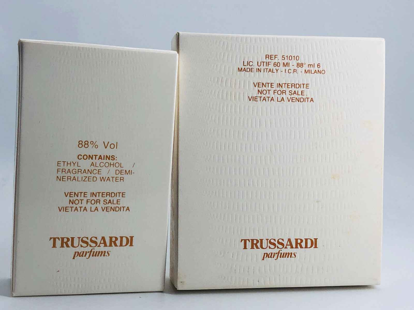 2X MIGNON TRUSSARDI DONNA 6 ML profumo mignon Trussardi donna 6 ml Edt MINI EAU DE TOILETTE 2 PEZZI